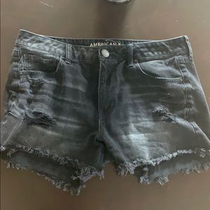 American Eagle Ripped Jean Shorts